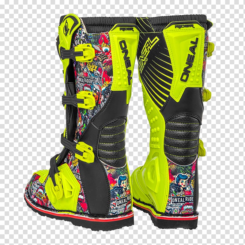 Enduro Boot Motocross Cycling shoe, boot transparent background PNG clipart