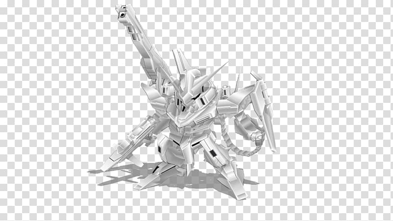 SD Gundam Capsule Fighter Silver, silver transparent background PNG clipart