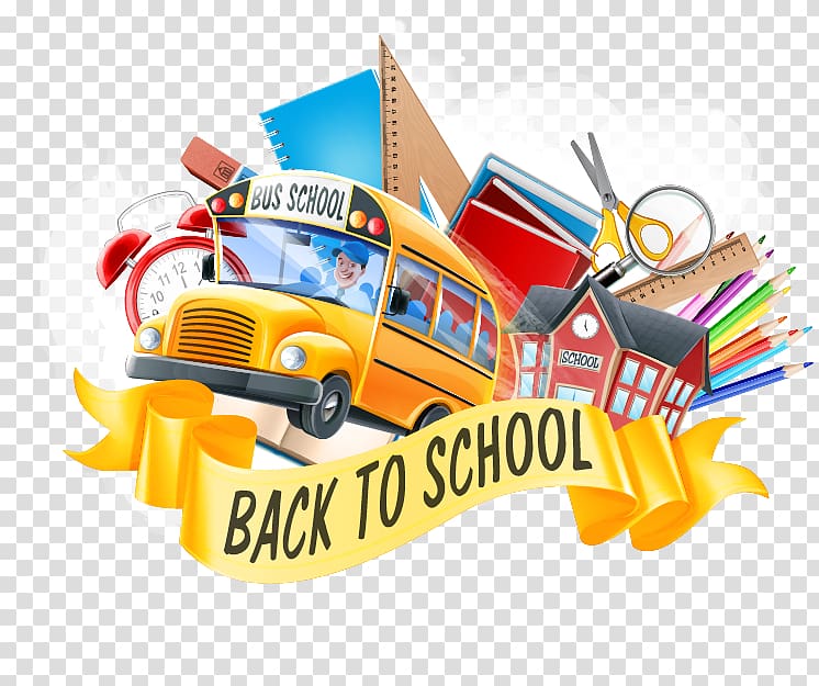 Back to School , School, school bus transparent background PNG clipart