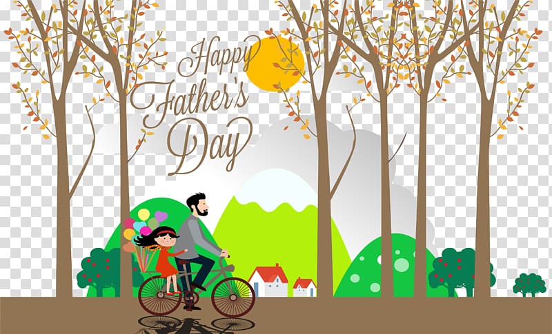 Cartoon Illustration, Sitting in the dad\'s seat transparent background PNG clipart