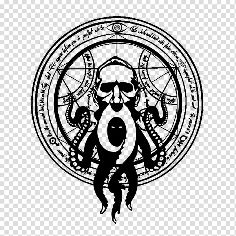 Esoteric Order of Dagon Logo Arkham Cthulhu, whitechapel logo transparent background PNG clipart