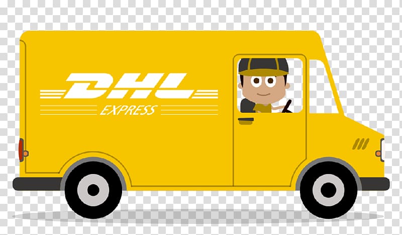 DHL EXPRESS Courier Cargo Mail DHL Global Forwarding, dhl logo transparent background PNG clipart