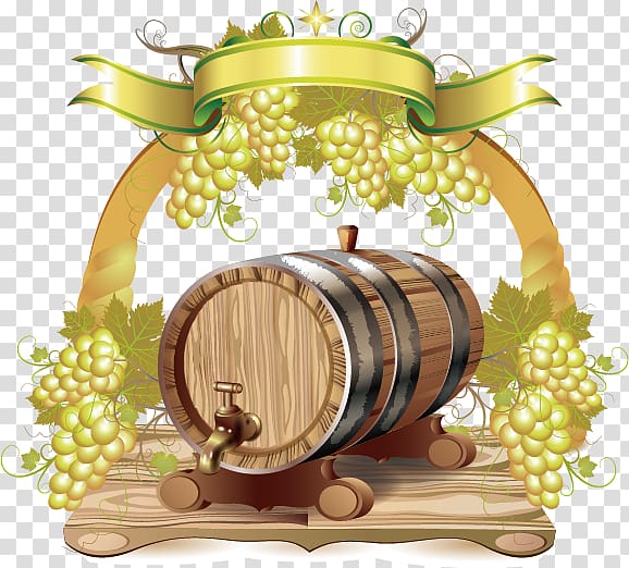 Wine Root beer Barrel, Wine Label transparent background PNG clipart