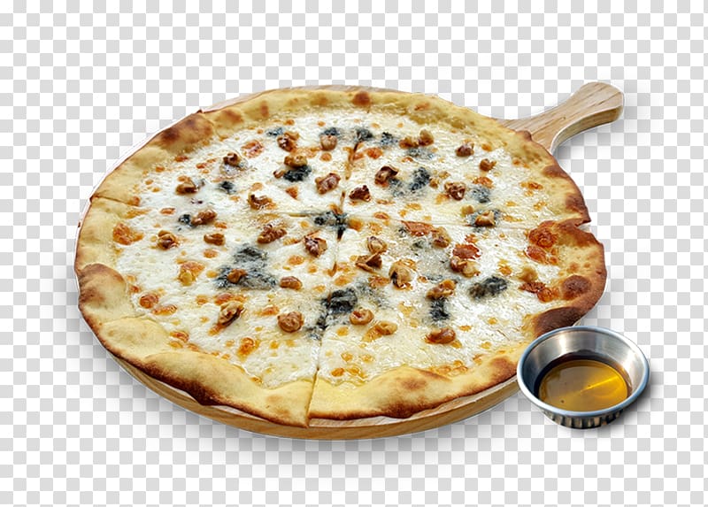 California-style pizza Manakish Gorgonzola Tarte flambée, pizza-menu transparent background PNG clipart