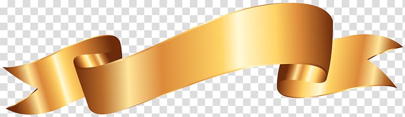 gold ribbon art illustration, Diagram , Gold Banner transparent background PNG clipart