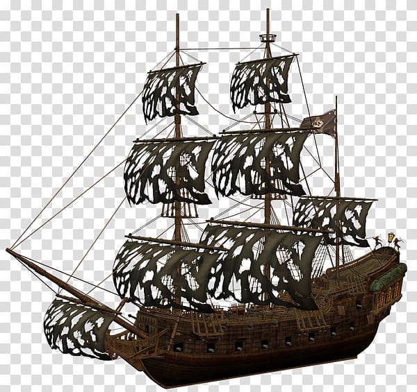 Brigantine Piracy Jack Sparrow Galleon Ship, Ship transparent background PNG clipart