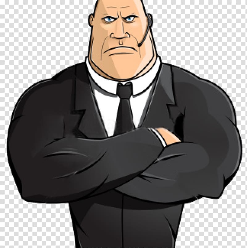The Bodyguard Bouncer Security guard , OLD MAN transparent background PNG clipart