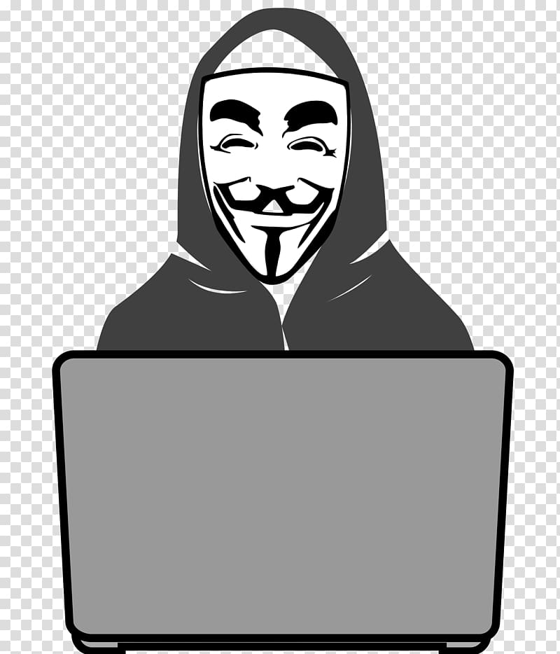 Guy Fawkes mask illustration, Security hacker Anonymous , hacker transparent background PNG clipart