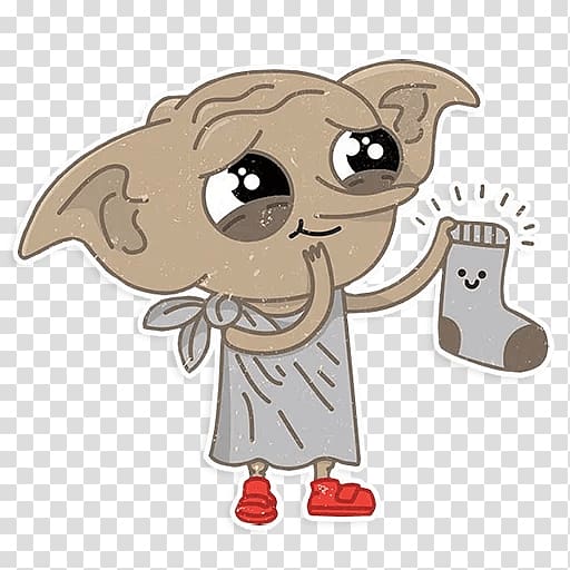 Dobby the House Elf Draco Malfoy Harry Potter Sticker Albus Dumbledore, Harry Potter transparent background PNG clipart