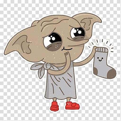 Dobby the House Elf Draco Malfoy Harry Potter Sticker Albus Dumbledore, Harry  Potter transparent background PNG clipart