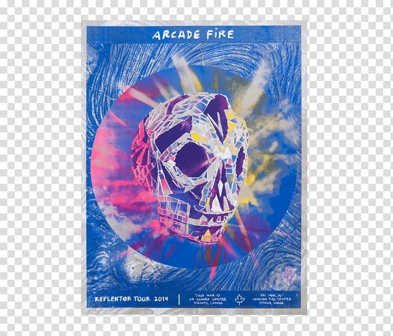 Poster Arcade Fire Reflektor Concert, tour & travels transparent background PNG clipart