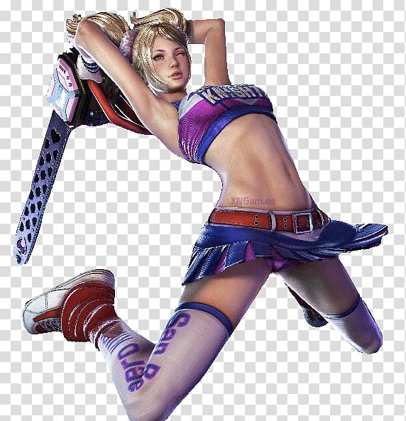 Lollipop Chainsaw MadWorld Kitana Xbox 360 Video game, chainsaw transparent background PNG clipart