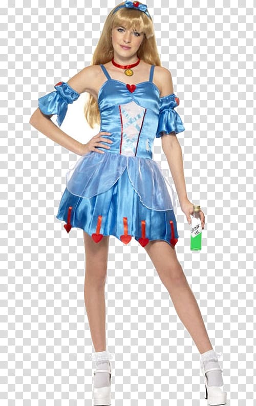 Alice\'s Adventures in Wonderland Costume party Dress Disguise, dress transparent background PNG clipart
