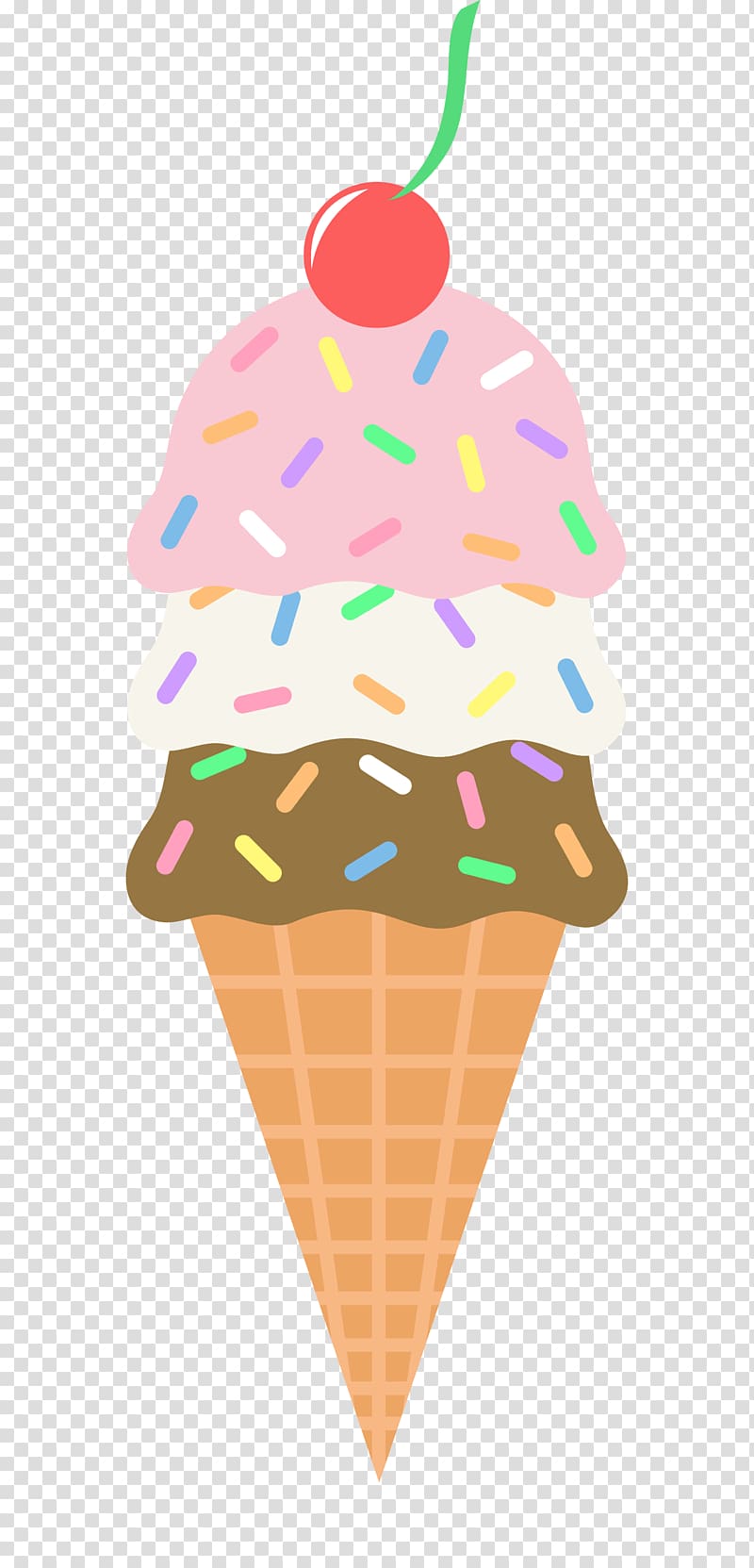 Ice cream cone Sundae , Ice transparent background PNG clipart