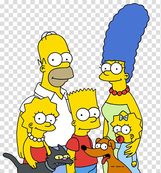 Marge Simpson Homer Simpson Bart Simpson Lisa Simpson Maggie Simpson, the simpsons movie transparent background PNG clipart