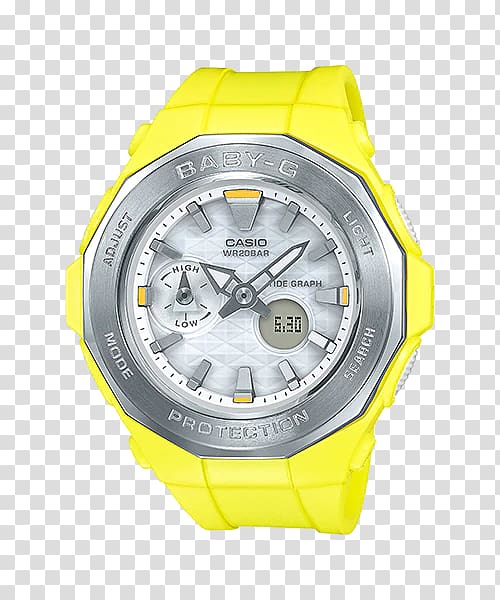 Casio BABY-G BA110 G-Shock Watch NULL, baby blue 2 tone watch transparent background PNG clipart