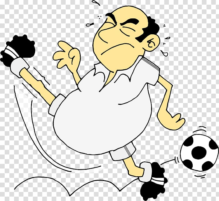 Football Cartoon , Funny Sports transparent background PNG clipart
