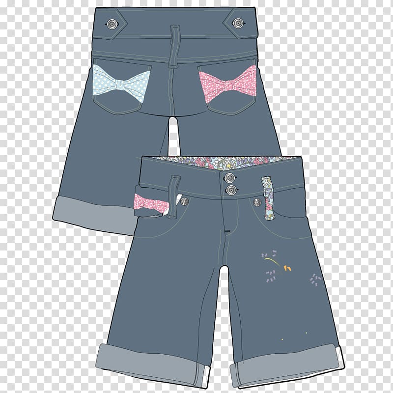 Jeans Shorts Trousers, casual jeans transparent background PNG clipart