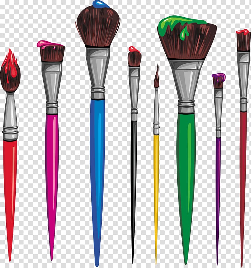 Paintbrush Painting, painting transparent background PNG clipart