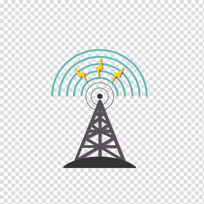 Internet radio Radio station, Creative Radio Tower transparent background PNG clipart