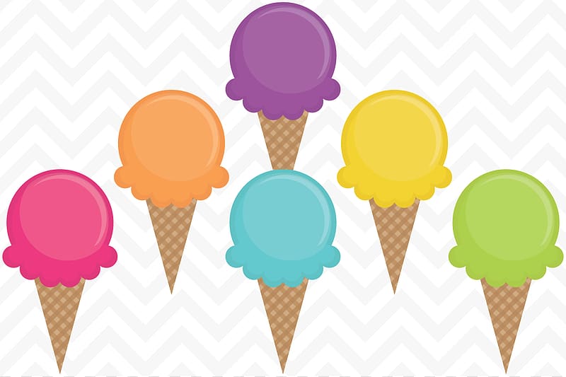 assorted-color ice cream cone lot illustration, Ice cream cone Neapolitan ice cream , Icecream transparent background PNG clipart