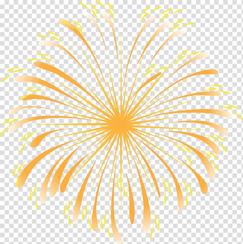 Pyrotechnics Fireworks, Yellow dream fireworks transparent background PNG clipart