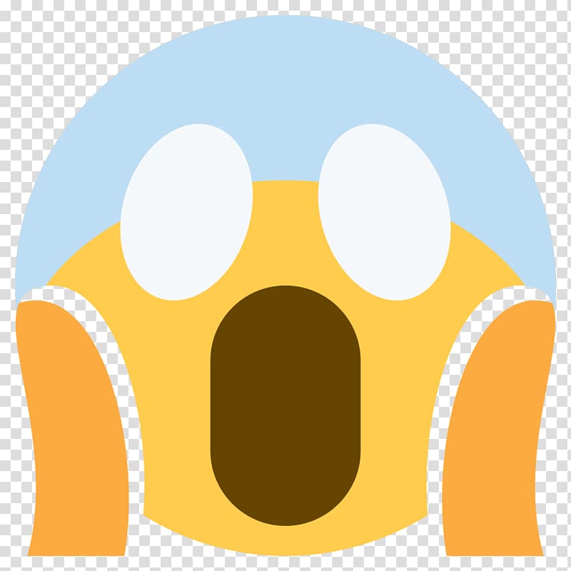 Emojipedia Screaming Fear Emoticon, emoji face transparent background PNG clipart