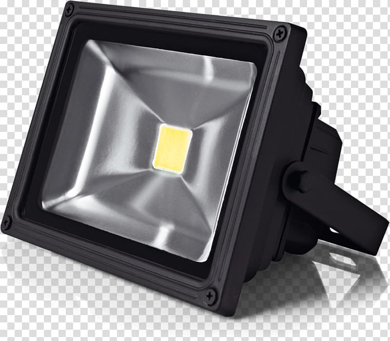 Light-emitting diode LED lamp Light fixture Searchlight, street light transparent background PNG clipart