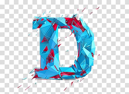 blue letters,d transparent background PNG clipart