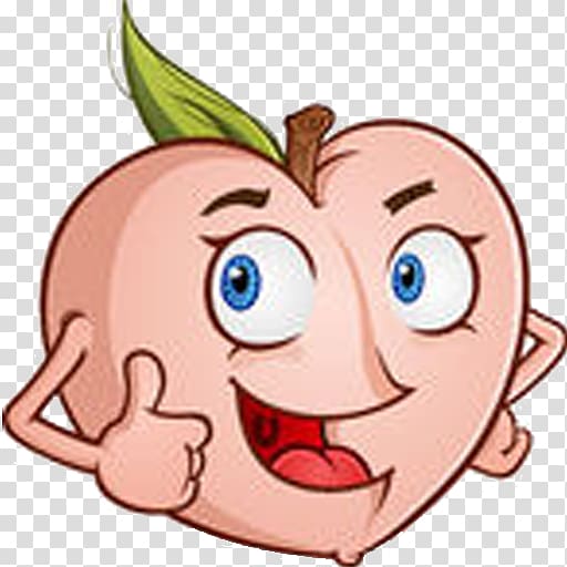 Cartoon Peach, others transparent background PNG clipart