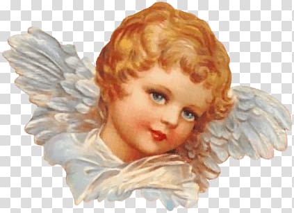 angel , Victorian Angel Head transparent background PNG clipart
