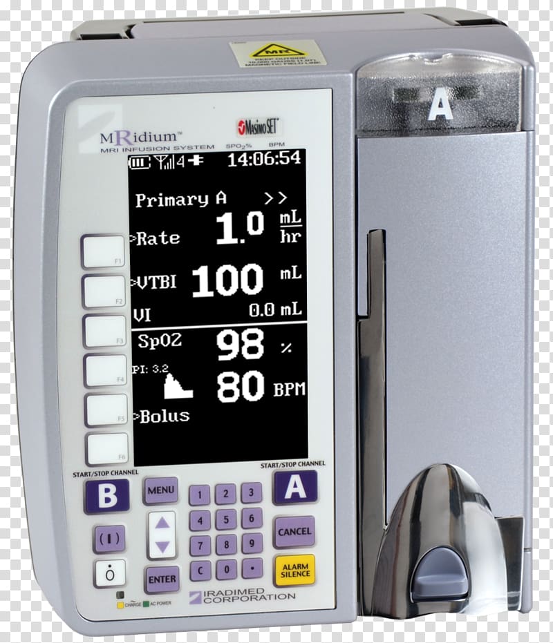 Infusion pump Intravenous therapy Magnetic resonance imaging Patient, infusion pump transparent background PNG clipart