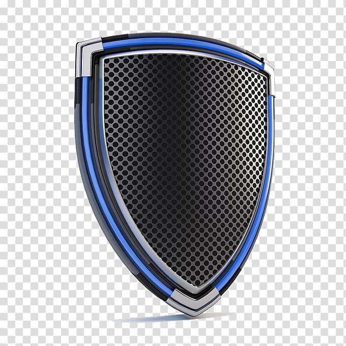 gray and blue shield illustration, Antivirus software Computer security Malware Computer virus Technical Support, Honeycomb shield transparent background PNG clipart