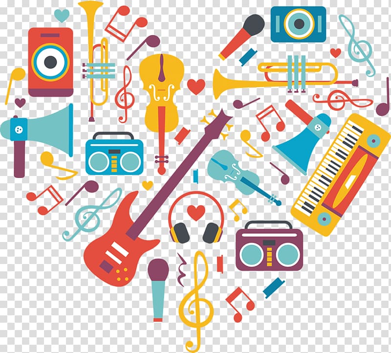 Musical Instruments Musical theatre Art Background music, musical instruments transparent background PNG clipart