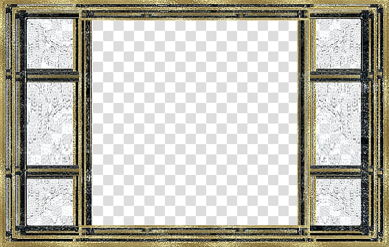 gold and white , Ornate Window transparent background PNG clipart