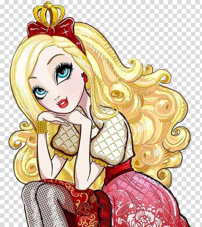 Queen of Hearts Snow White Ever After High Legacy Day Apple White Doll YouTube, queen transparent background PNG clipart