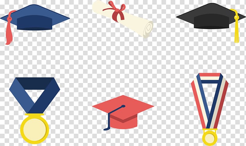 medal and diploma, Graduation ceremony Square academic cap Bachelors degree , Graduated Bachelor cap Master cap icon transparent background PNG clipart