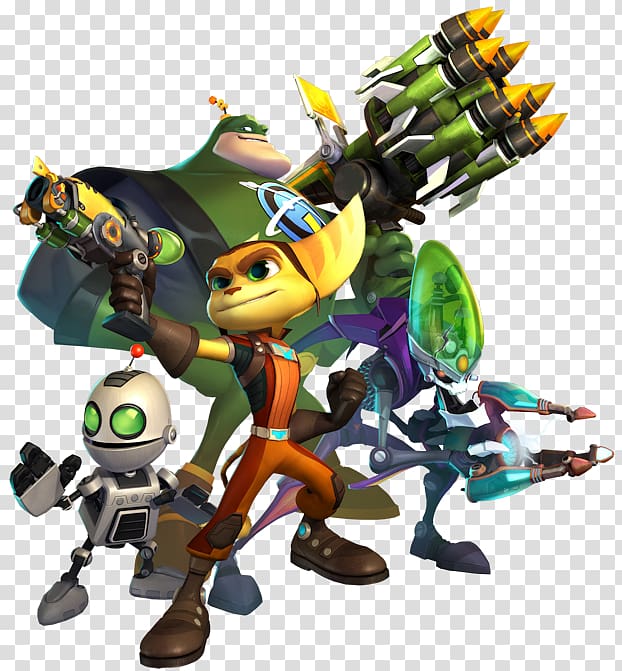 Ratchet & Clank: All 4 One Ratchet & Clank: Up Your Arsenal Ratchet: Deadlocked Ratchet & Clank Future: A Crack in Time, Ratchet clank transparent background PNG clipart