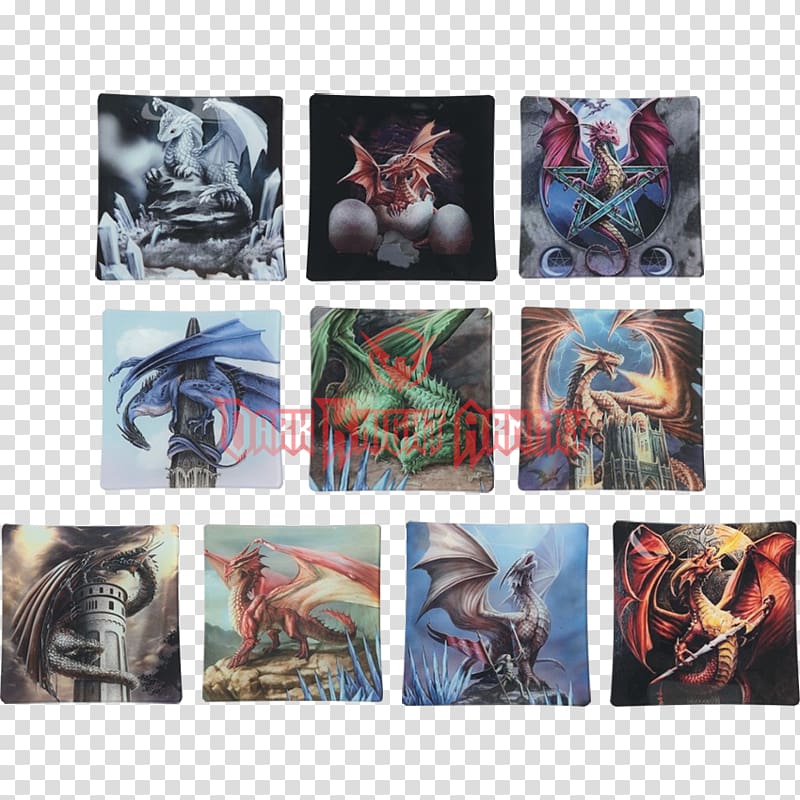 Collage Action & Toy Figures Dragon Tile Decorative arts, collage transparent background PNG clipart
