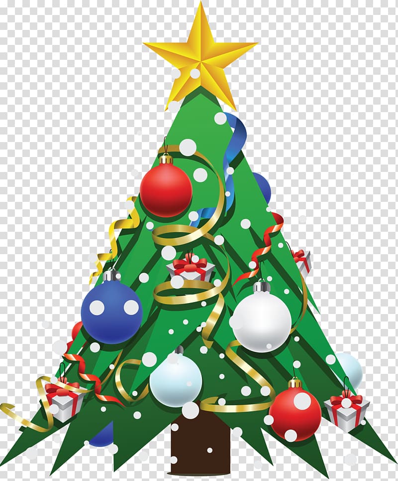 Drawing Christmas tree , christmas transparent background PNG clipart