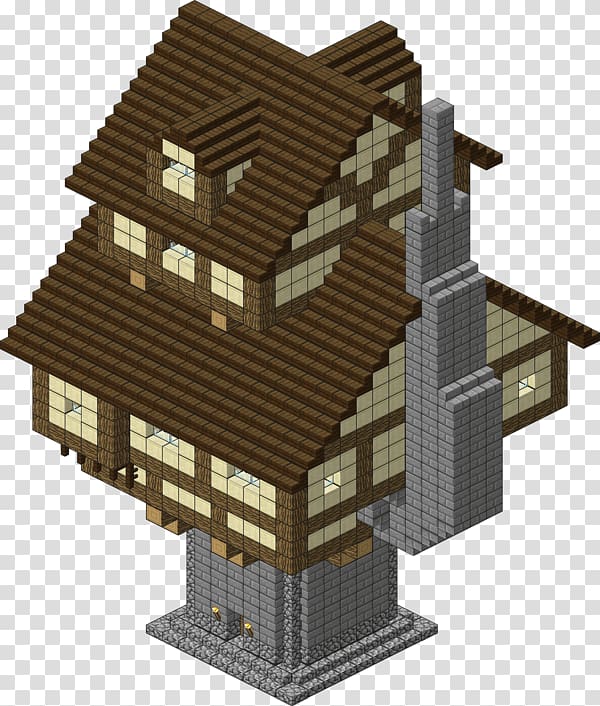 Minecraft: Story Mode House Minecraft: Pocket Edition Building, wooden floor transparent background PNG clipart