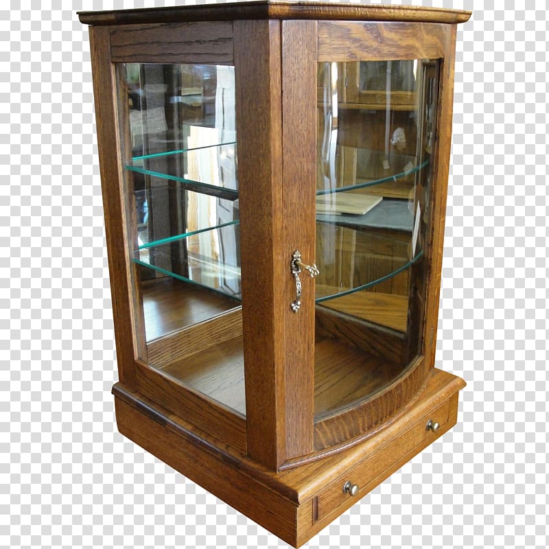 Display case Table Glass Antique Wood, table transparent background PNG clipart