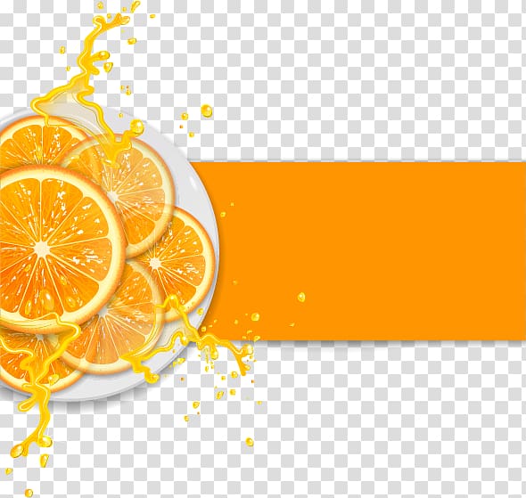 Orange juice Illustration, Fresh lemon orange fruit material transparent background PNG clipart