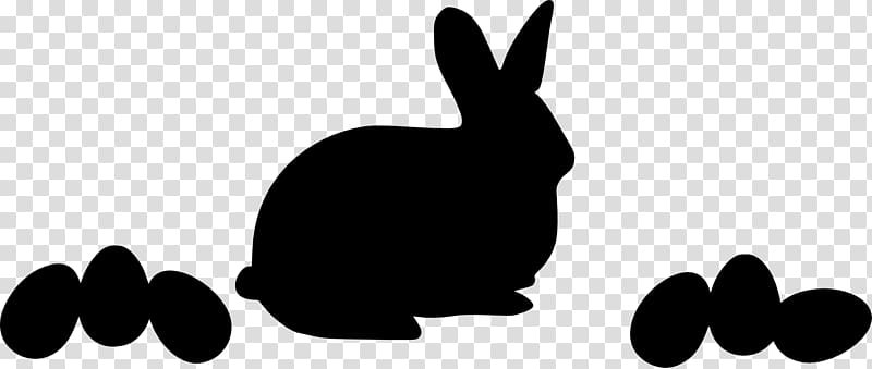 Domestic rabbit Easter Bunny Black and white Hare, others transparent background PNG clipart