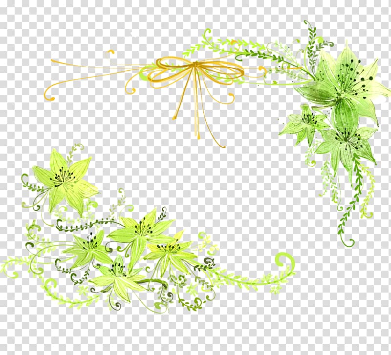 Green Flower Lilium Blue, Fresh lily background transparent background PNG clipart