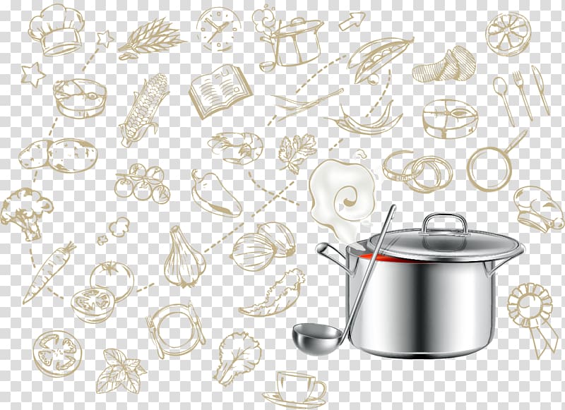 Euclidean Illustration, Kitchen utensils illustration transparent background PNG clipart