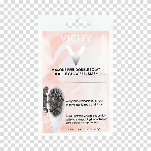 Vichy Double Glow Peel Mask Vichy cosmetics Masque Skin, mask transparent background PNG clipart
