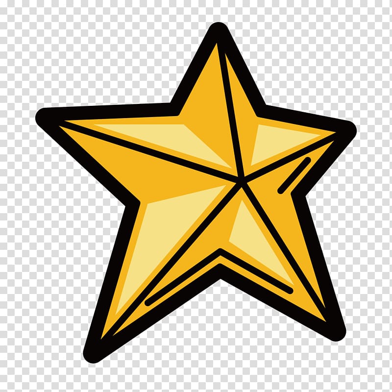 Award Computer Icons, Golden five pointed star transparent background PNG clipart