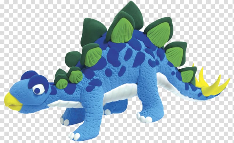 Stegosaurus Tyrannosaurus Dinosaur Clay & Modeling Dough Jumping Clay, Air Dry Clay, DIY Dino Model Kit, Stegasaurus, dinosaur transparent background PNG clipart