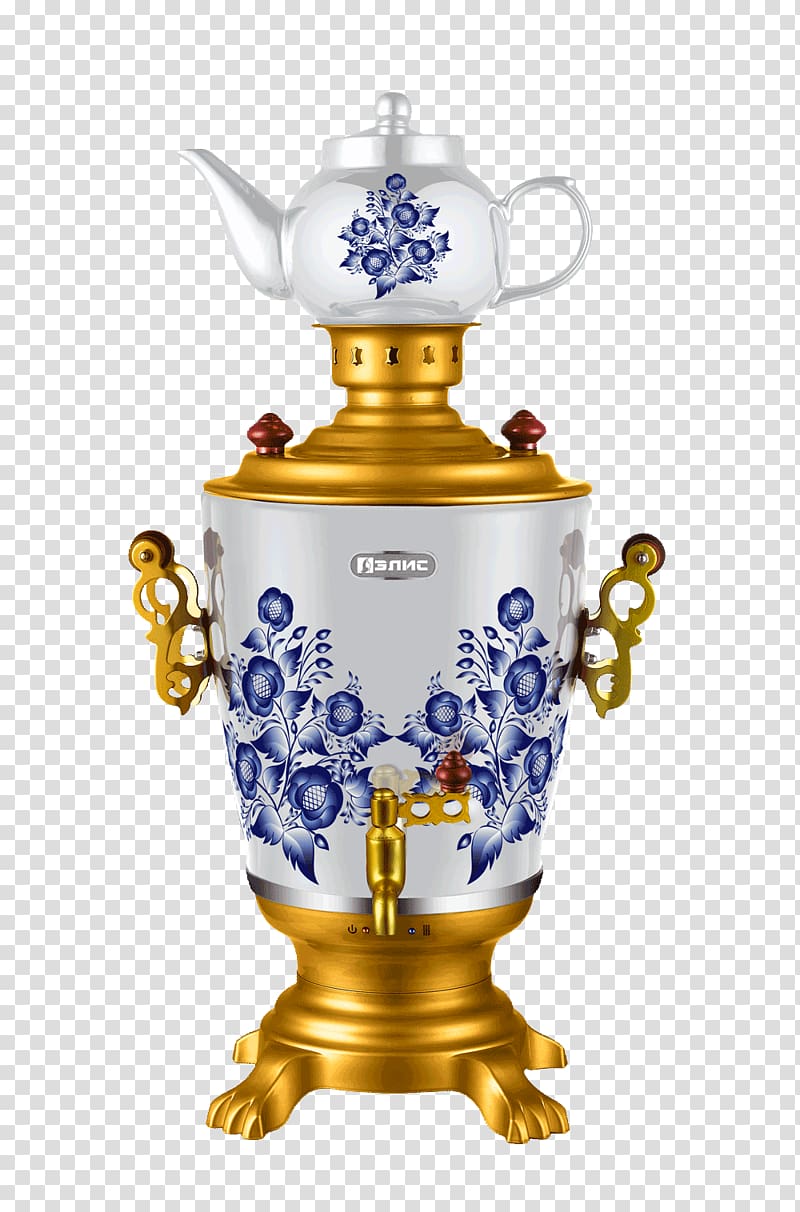 Samovar Teapot Electricity Kettle, tea party transparent background PNG clipart